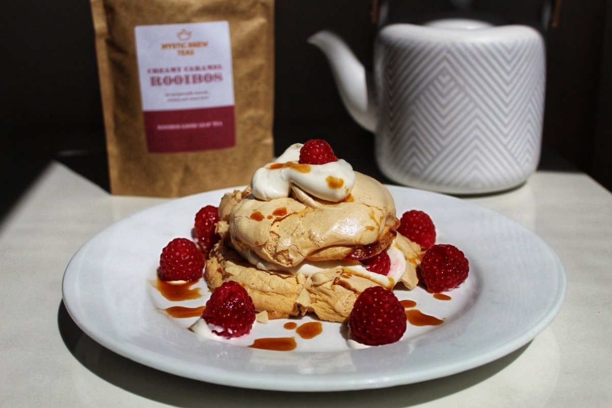 Homemade Caramel Rooibos Meringue Recipe - Mystic Brew Teas